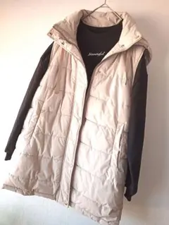 ベスト☆ベージュ　アイボリー