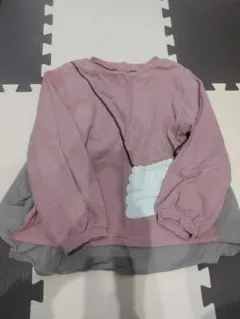 プティマイン ポシェットモチーフ長袖チュニックカットソー 女の子 120