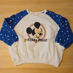 ミッキーマウス 長袖トレーナー