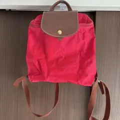 ロンシャン リュック 赤 longchamp