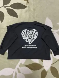 美品 ラメプリ長袖Tシャツのサムネイル