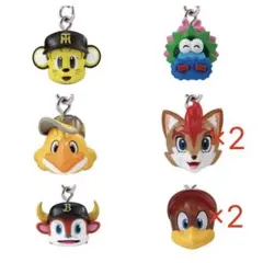 プロ野球マスコット めじるしアクセサリー　8点セット