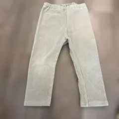 アイボリー コーデュロイ ボトムス 90