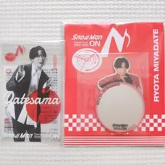 宮舘涼太　クリアステッカー＆ミラーステッカー　2個セット　(SnowMan)