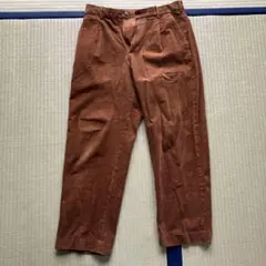 未使用品　UNIQLO ブラウン コーデュロイパンツ Mサイズ