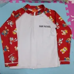 Paw Patrol ラッシュガード 赤/白