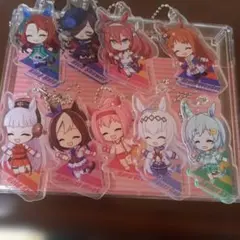 ウマ娘 アクリルキーホルダーセット9点