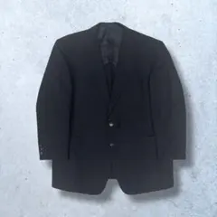 ブラック テーラードジャケット シングルボタン　フォーマル　ビジネス