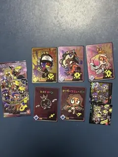 スプラトゥーン ナワバトラー カード　5枚+未開封パック1つ　シールおまけ