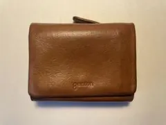 genten 三つ折り財布 ブラウン レザーのサムネイル
