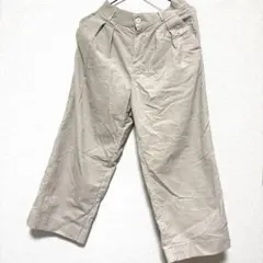 コーデュロイワイドパンツ