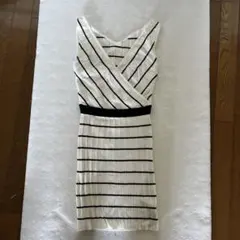 LIP SERVICEノースリーブ ミニワンピース Sサイズ