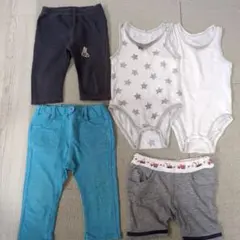 ロンパース肌着　2着　パンツ3着　5点セット　まとめ売り