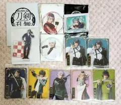刀剣乱舞　刀ミュ　日向正宗　巴形薙刀　大般若長光　バッチ　ウエハースカード