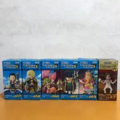 ワンピース　ワールドコレクタブルフィギュア　6点セット