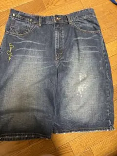 Sean John デニムショートパンツ ペイント加工のサムネイル