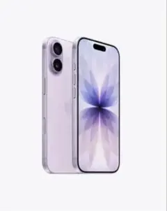 Apple iPhone17ラベンダー(パープル)本体、充電ケーブル、箱