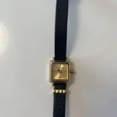 ディーゼルブラックレザー時計