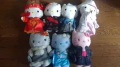 ハローキティ ぬいぐるみ 7体セット マクドナルド　おまけ付