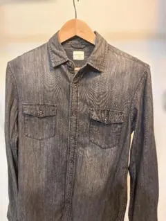 BACK NUMBER デニムシャツ 長袖 Mサイズ ml26のサムネイル