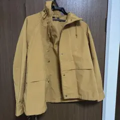 マスタード フード付き マウンテンパーカー