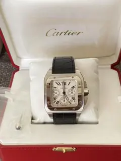 Cartier サントスLM 国内正規 保証期間中 WSSA0018 - メルカリ