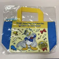 ディズニーランド　スーベニアランチケース　ドナルド　クワッキーダックシティ