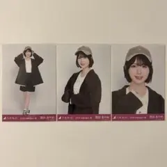 乃木坂46 筒井あやめ オーバージャケット＋キャップ 生写真 3枚 コンプ