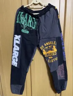 PATCHWORK SWEAT PANTS　XLARGE