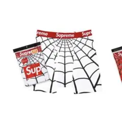 【L】Supreme Spider-Man ボクサーブリーフ 2パック Supreme Hanes Spider-Man Boxer Briefs (2 Pack) White - SS26 - JP