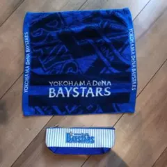 【横浜ベイスターズ】ハンドタオル&ペンケース２点セット
