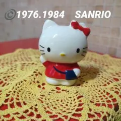 サンリオ・ハローキティ 陶器製貯金箱 約7cm・昭和レトロ・エモい