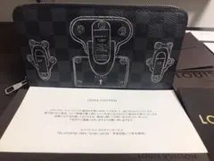 美品！本物保証！限定品ルイヴィトン 黒ダミエ グラフィットオーガナイザージッピー