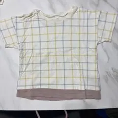 チェック柄 Tシャツ 100cm