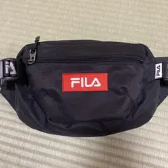 【美品】FILA ボディバッグ ブラック