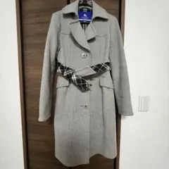 Burberry Blue Label ロングコート グレー 38のサムネイル