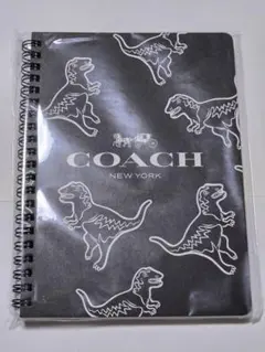 COACH ノートブック 恐竜 レキシー ブラック　ノベルティのサムネイル