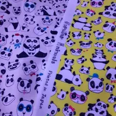 foputar Animals パンダ コットンオックス 2色set②