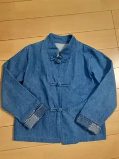 セール！　美品　韓国子供服　デニムジャケット　Gジャン　チャイナボタン　120㎝