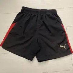 PUMA サッカー ハーフパンツ 140cm ブラック レッドのサムネイル