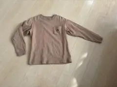 THE NORTH FACE 厚手長袖カットソー 140 ベージュ