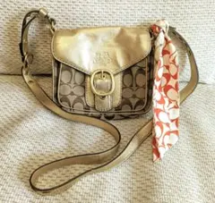 COACH　コーチ　シグネチャー　ショルダーバック