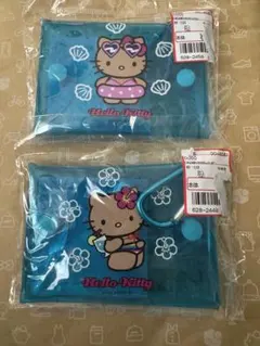 日焼けキティ クリアポーチ ハローキティ 2点セット