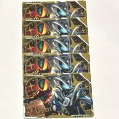 【即購入可】仮面ライダー マイス ゼッツ スクラッチ カードダス 5枚セット