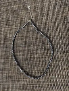 907 テラヘルツ　ネックレス　4㎜　全長43㎝＋4㎝調節可能 天然石