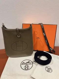 新品未使用 エルメス ミニエブリンtpm アマゾーヌ ベージュマルファ W刻印 新品未使用 エルメス ミニエブリンtpm アマゾーヌ ベージュマルファ W