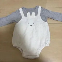 miffy 長袖 ロンパース ベビザラス限定
