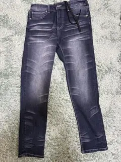 ダメージ加工 ダークブルーデニム M