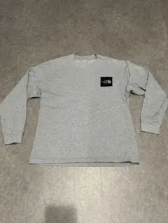 THE NORTH FACE グレー 長袖カットソー ロンT M