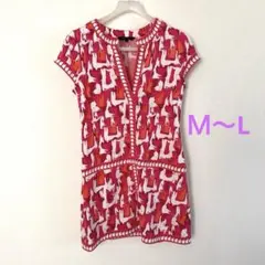 最終お値下げ！BCBG MAXAZRIA 半袖チュニック、ミニワンピース